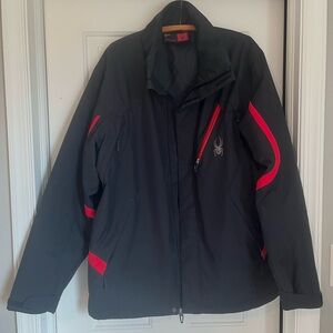 Spyder Men's Jacket with Red Accents